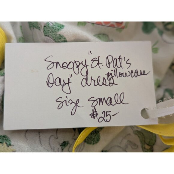 Snoopy St. Patricks Day Dress With Yellow Accents & Adjustable Straps - Picture 5 of 5